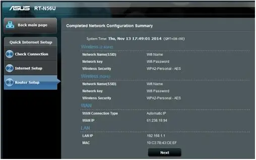 Asus Router Default Password