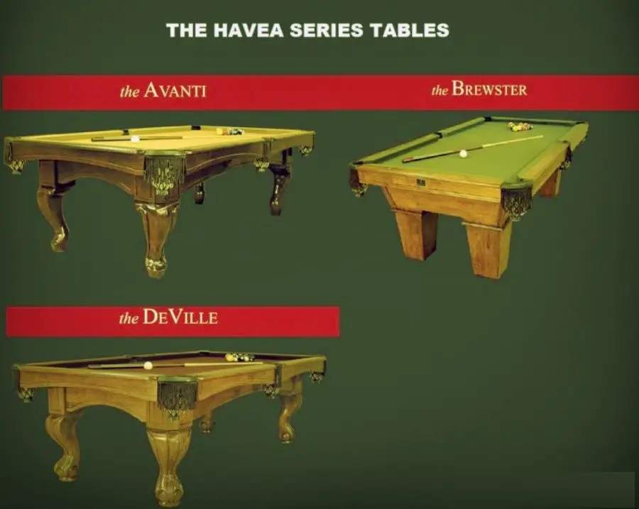HAVEA KASSON POOL TABLES