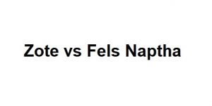 Zote vs Fels Naptha