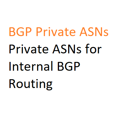 BGP Private ASNs 