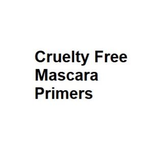 Cruelty Free Mascara Primers