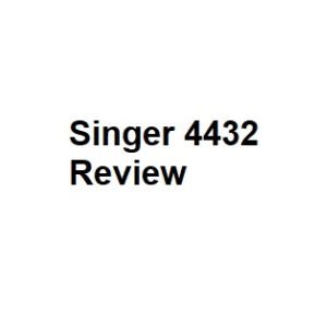 Singer 4432 Review