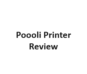 Poooli Printer Review