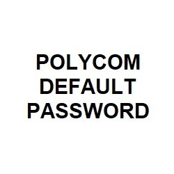 polycom default password